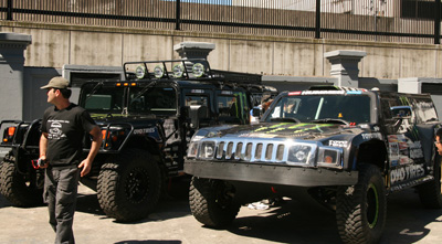 094 IMG_0514 Robby Gordons Hummer and his support Hummer.jpg